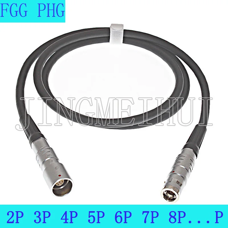 Fgg à Prova Impermeável Água Phg 1k Muitos Pinos Macho para Conector Fêmea Cabo de Solda para Câmera Industrial Áudio Vídeo Transmissão de Sinal Dados
