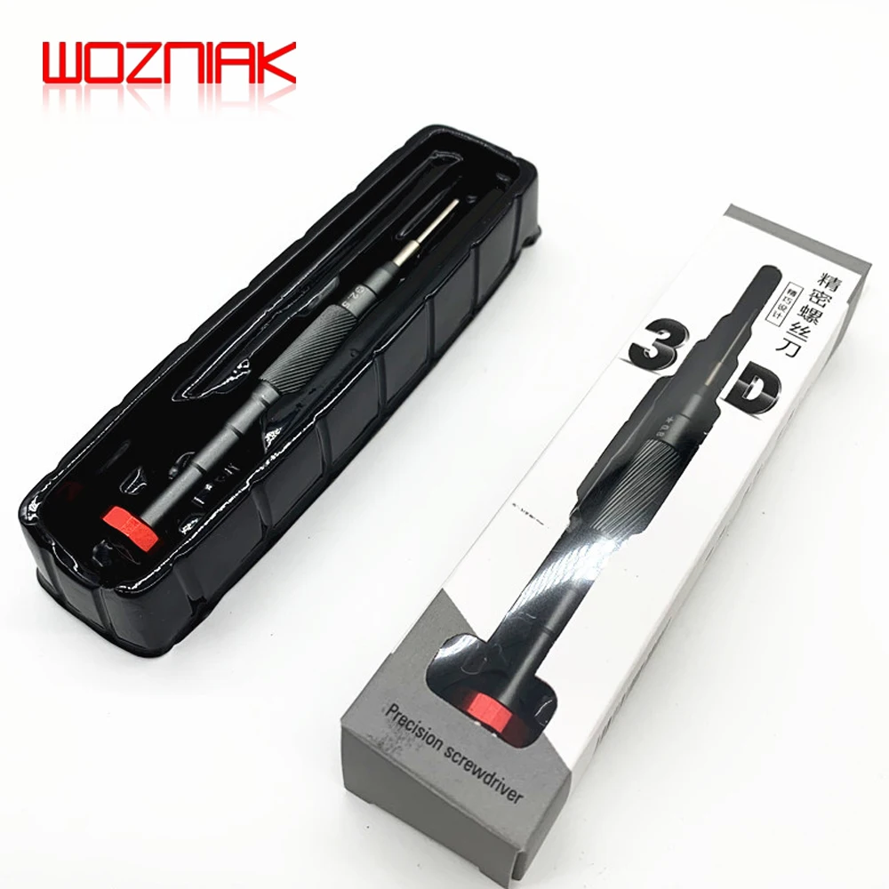 WOZNIAK 3D 스크루드라이버 S2 합금 헤드, 필립스 수리 및 분해, 아이폰, 안드로이드 폰 분해 볼트 드라이버, T1, T2, Y0.6