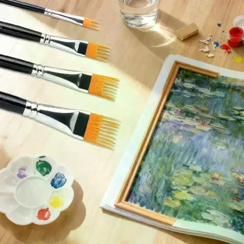 /4 pennelli per acquerello per artisti, accessori per una varietà di tecniche di pittura