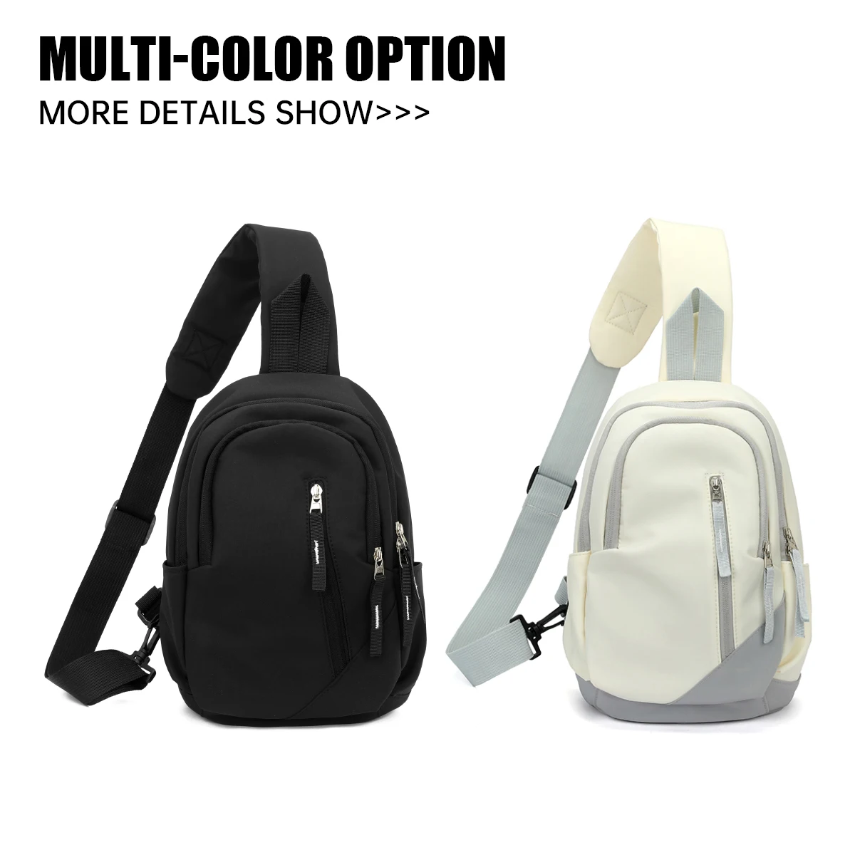 Men's Crossbody Bag, Lightweight Outdoor Travel Portable Bag, Single Shoulder Chest Bag, Women's Large Capacity Backpack, Couple's Cycling and Hiking Bag