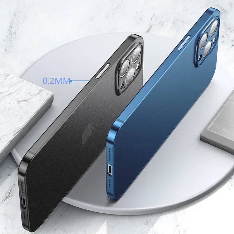 Ultra Thin 0.2mm Matte Translucent Frosted Phone Case