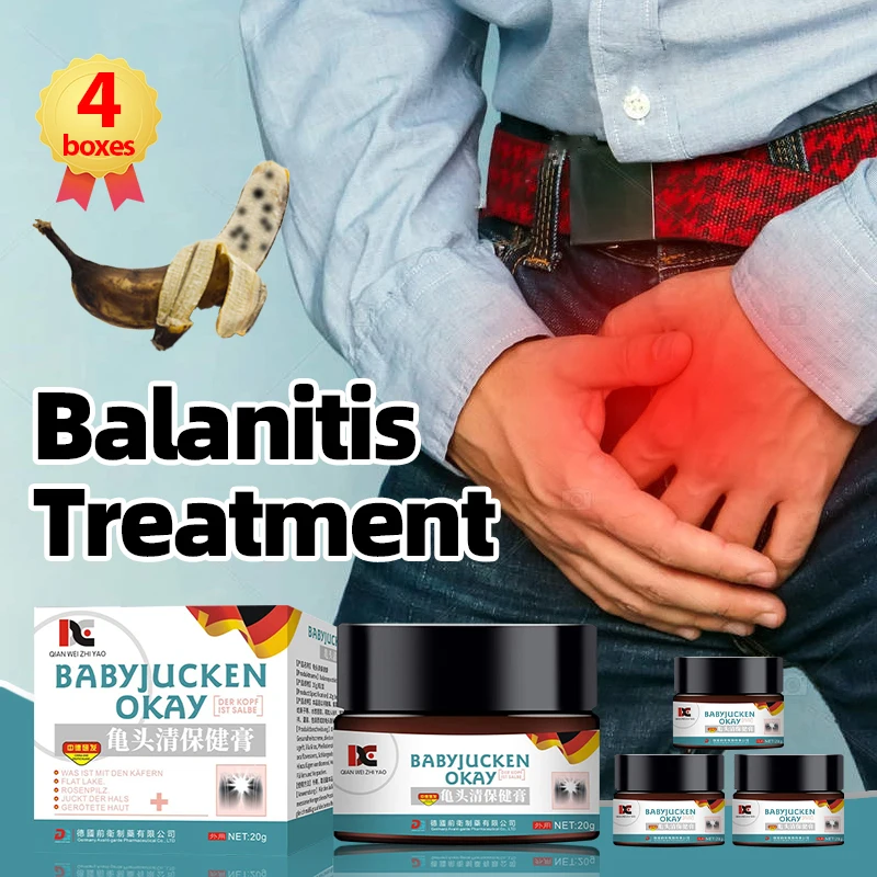 

Balanitis Foreskin Treatment Cream Anti Infection Glans Fungal Ointment Papules Pearl Rash Red White Dot Itch Germany Medicine