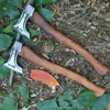 Outdoor campsite logging, chopping wood, wooden handle, mountain axe, hardware, fire emergency, high-quality axe 3