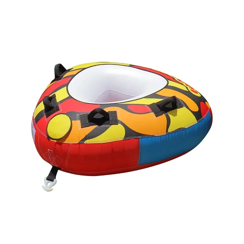 Spot water single towable tube inflatable drag boat water ski triangle speedboat drag ring sled(Products)