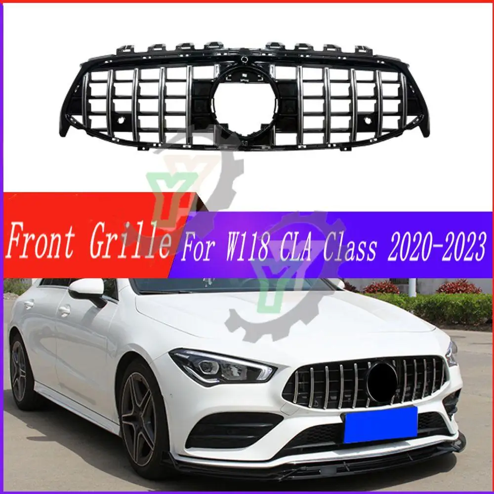 

C118 GT Style Front Bumper Grille Grill For Mercedes-Benz W118 CLA Class CLA180 CLA200 CLA250 CLA260 CLA220 CLA45 2020 2021 2022