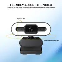 Full HD 1080P 2K 4K Webcam with Microphone PC Laptop Auto Focus Webcam Live Streaming Flexible Live Broadcast and Light Webcams - Image 6