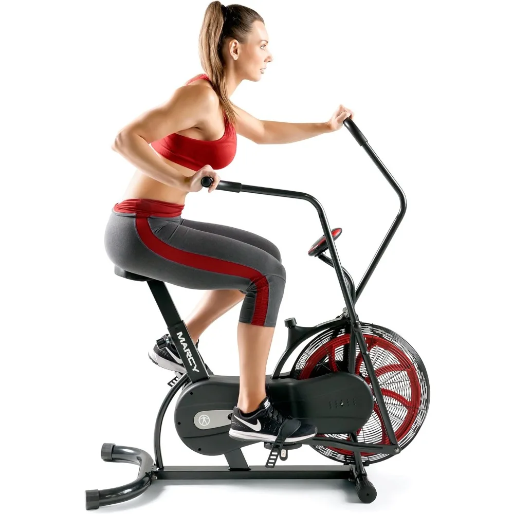 

Resistance exercise bike, unique air resistance system, equipped with tracker and LCD, ergonomically designed