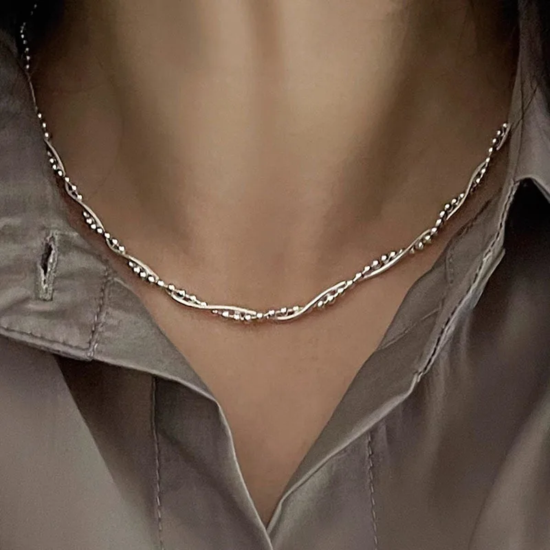 [韓国人気ジュエリー] nff fine belly chain & necklace-silver 22