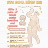 New Big 1/8BJD Body  White Skin Ball Joint Body Doll Accessories Boy Girl Toy 5
