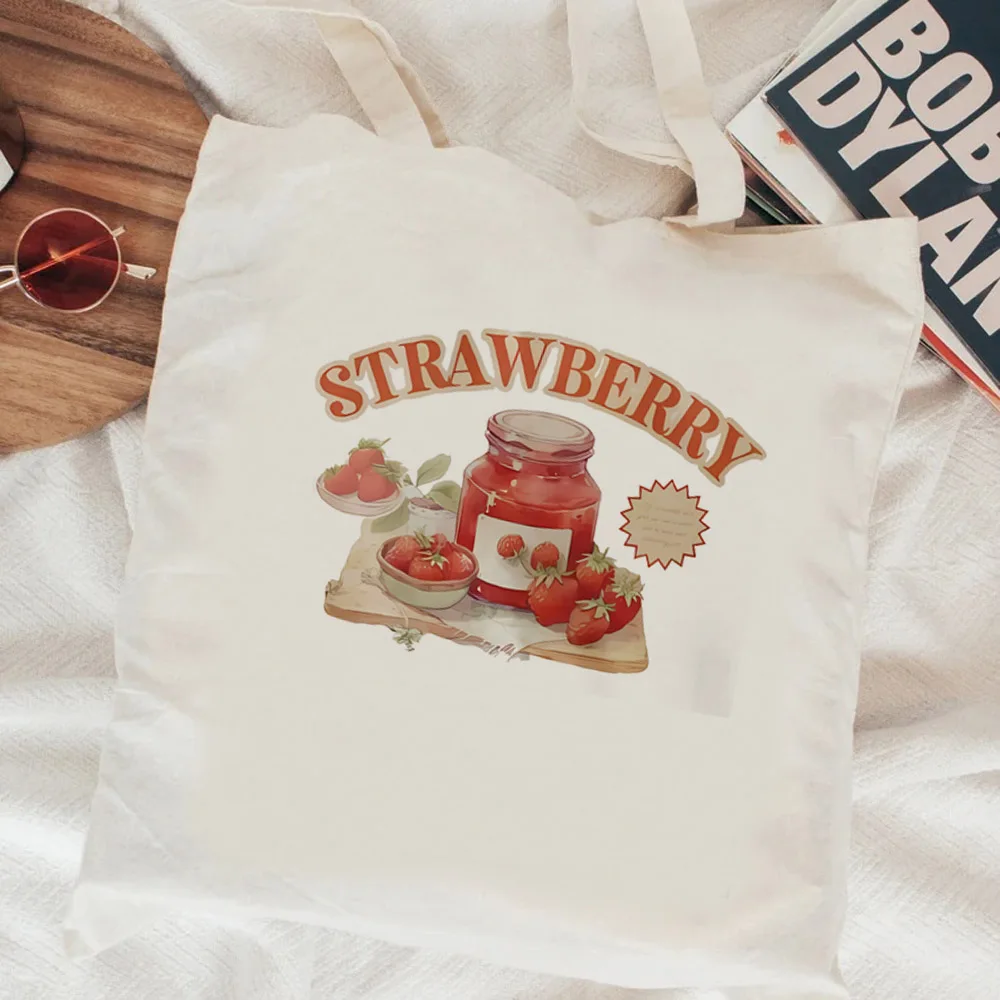Strawberry Reusable Eco-Friendly Shopping Tote Bag