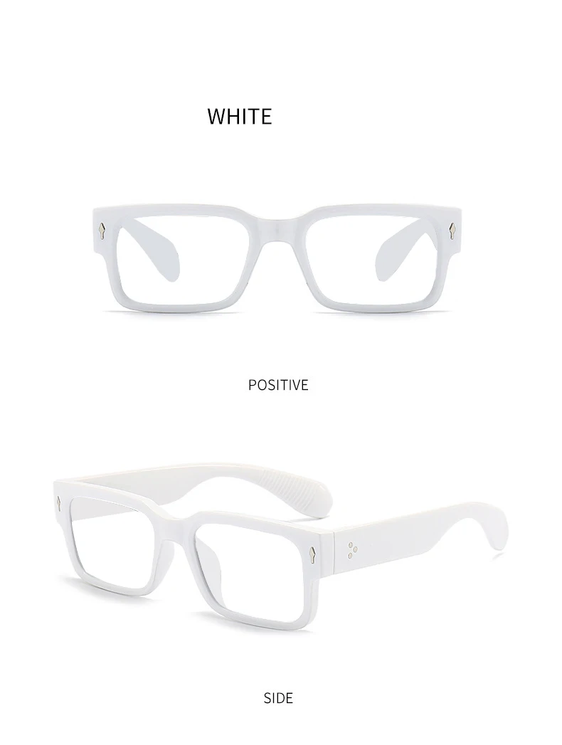 Trend quadratische Anti-Blaulicht-Lesebrille Herren Computer optische verschreibung pflicht ige Brillen fertig Hyperopie Brillen felser – Detail 18
