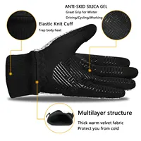 MOREOK Winter Gloves 3M Thinsulate Warm Gloves Anti-slip Mitten Touchscreen Bike Cycling Glove for Driving,Skiing,Running,Hiking 2