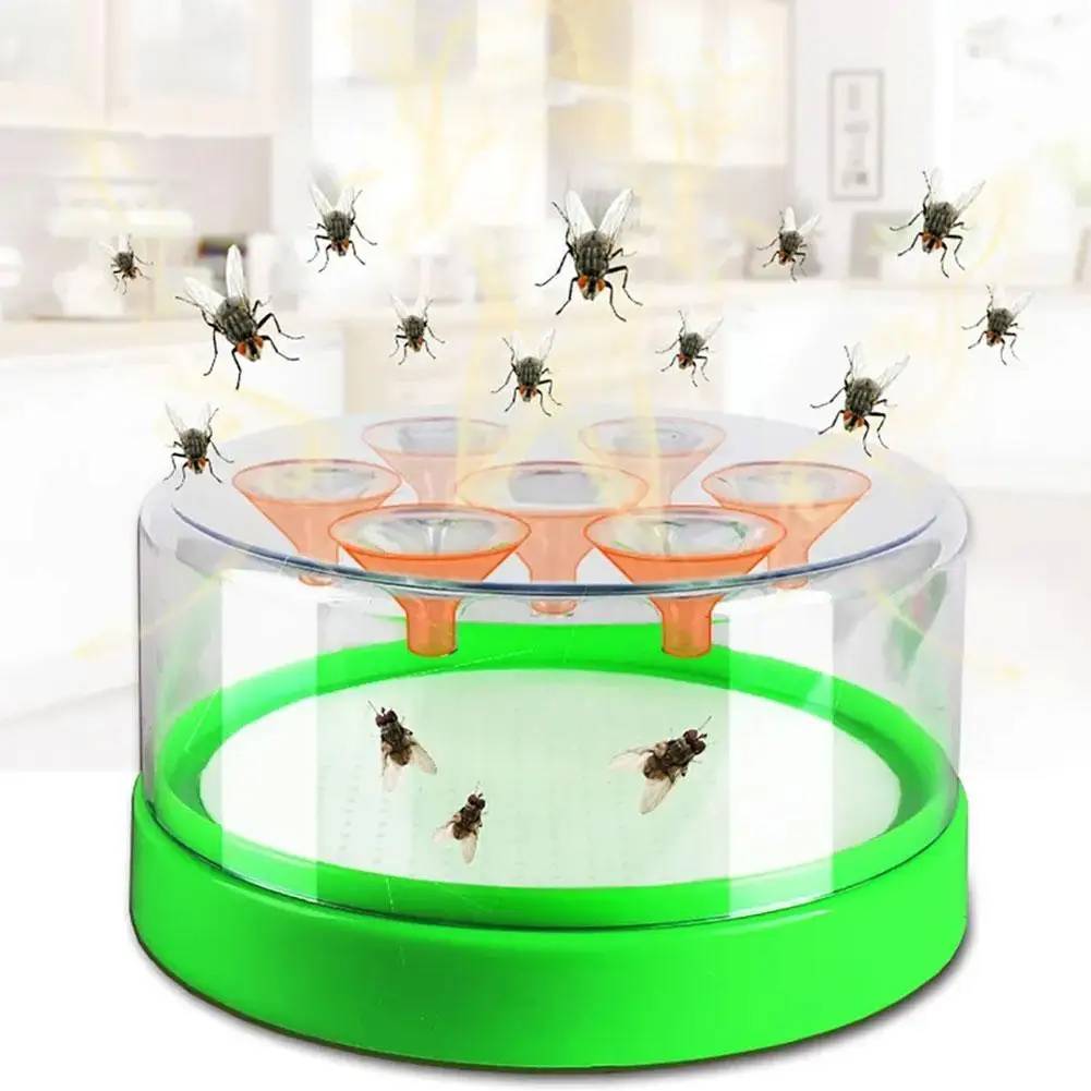 

Automatic Plastic Fly Trap Device Restaurant Home Interior Insect Clean Fly Control Tools Pest Repellent Killer Tool Garden Q9E3