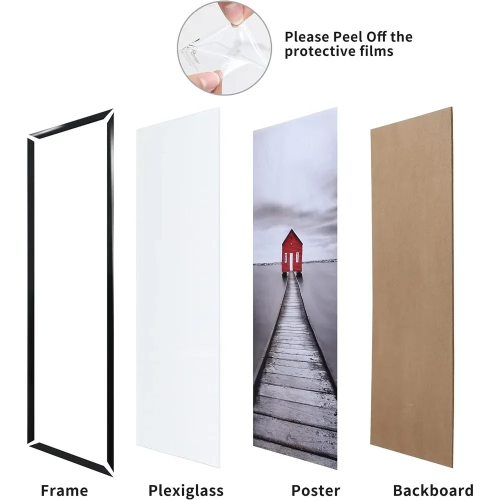 20x30 Frame Black 20x30 Poster/Picture Frame For Horizontal or Vertical Wall Mounting Sturdy and Scratch-proof photo frame wood canvas frame wood photo frame wood frame wood picture frame art frames