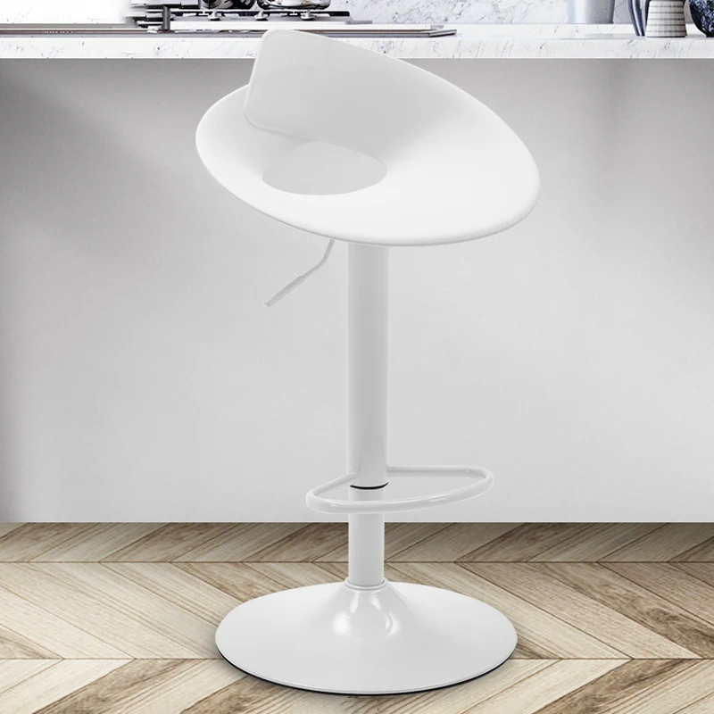 Sgabello Da Bar Rotondo Regolabile In Ferro Da Ufficio Bianco Design Moderno Sgabelli Da Bar Lounge Luxury Taburetes Altos Cocina Counter Furniture