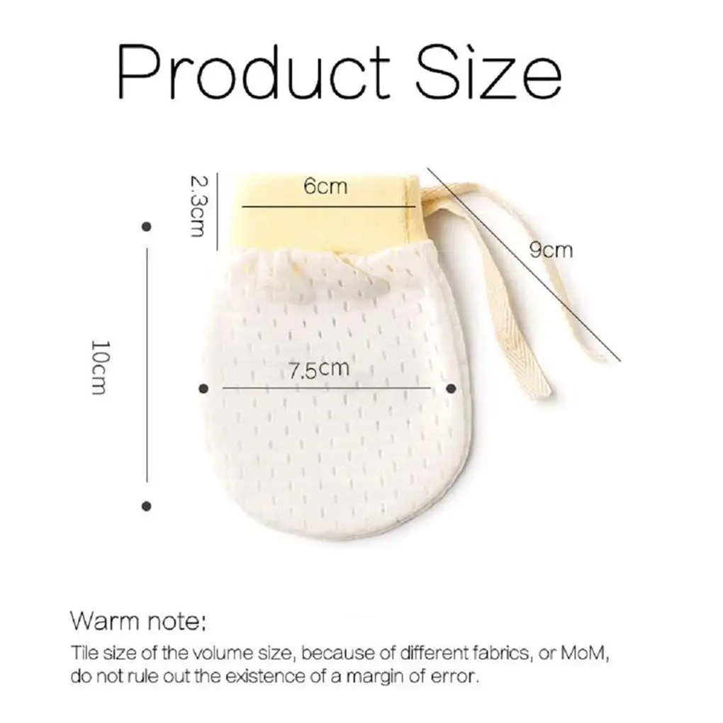 4 Pairs Nylon Baby Gloves Seasons Anti-Scratching Kids Accessories Anti-grasping Scratch Mittens Hand-guard Supplies 3