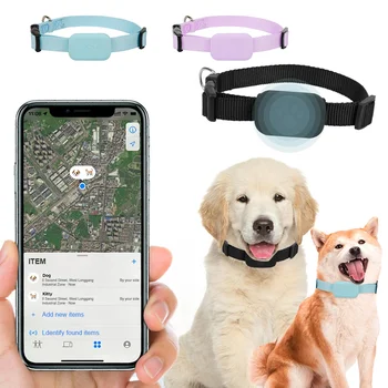 For iOS Mini GPS Tracker Battery Operated Dog Collar Animal Tracking Movement Alert Collar for Small Medium Large Dogs 1