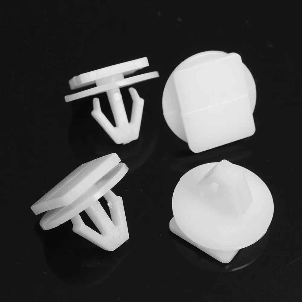 

8pc Front Wheel Arch Trim Fastener Clips Screw Nut Bolt Set For Corsa White & Black Plastic & Metal Nuts & Bolts