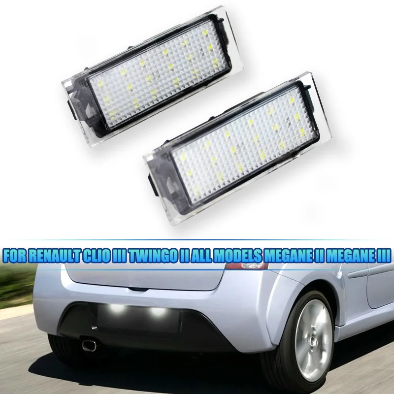 Led Targa Lampada Luce Auto Luz Nessun Errore Per Renault Megane 3 Clio Laguna 2 Megane 3 Twingo