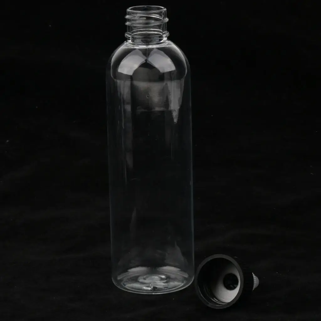 어플리케이터 포함 플라스틱 빈 병, 깍지 디자인, 액체 드립 및 주입이 용이, 10 개, 4oz(120mL)