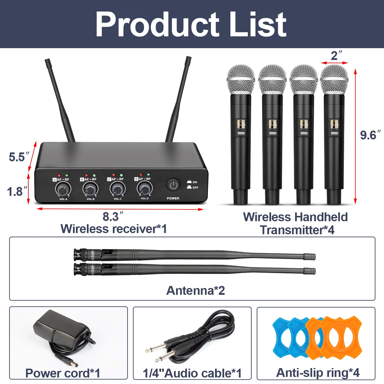 Wireless Microphone Handheld Depusheng R3 Dual Channels UHF Fixed Frequency Dynamic Mic For Karaoke Wedding Party Band Church