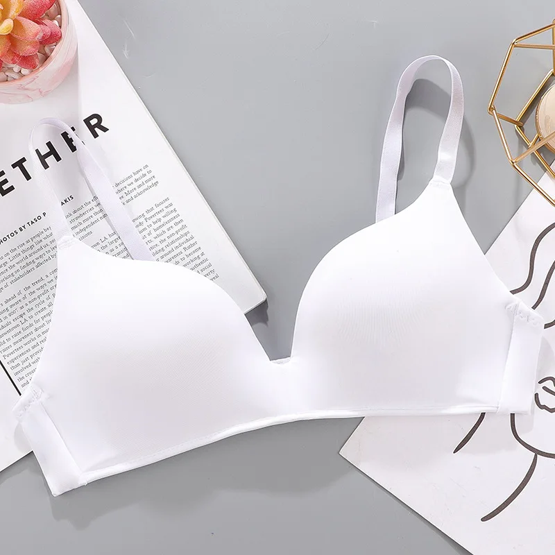 Seamless Push Up Bra - Wire Free, Breathable Women's Bra With Adjustable Straps