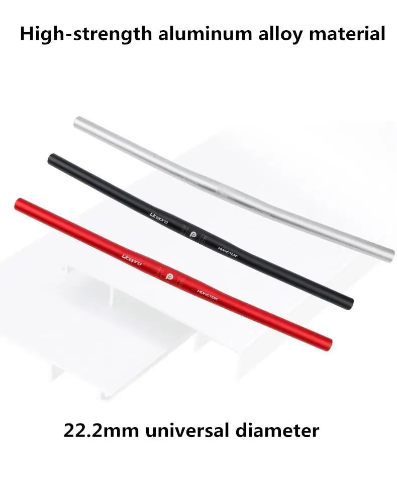 Litepro MTB Monster Horizontal Handlebar 25.4x540mm/580mm Ultralight Alloy 167/186g Straight One-shaped Handlebar For Brompton