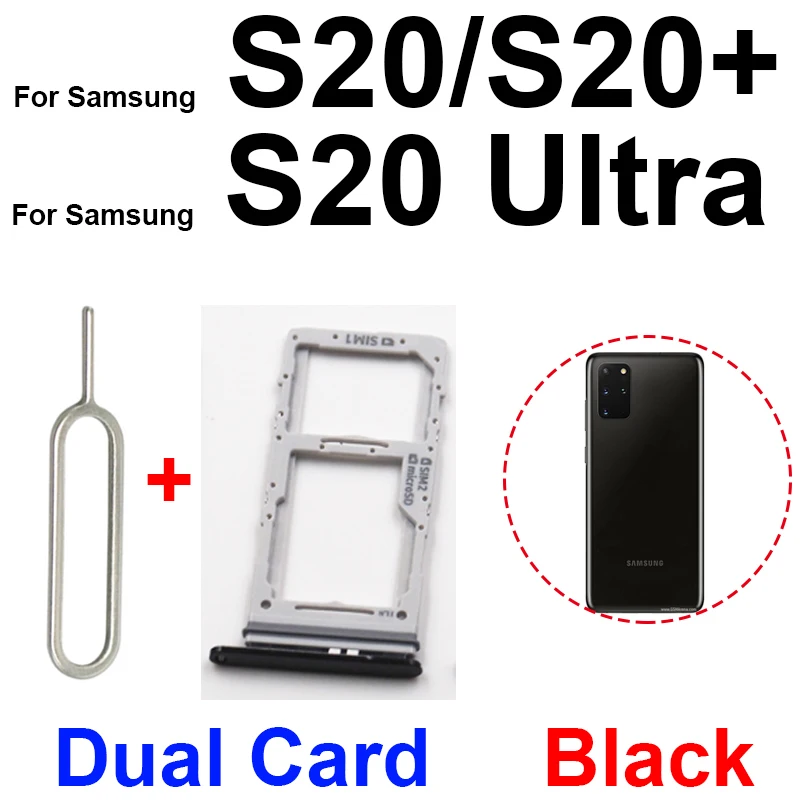Sim Card Tray For Samsung S20 S20 Plus S20 Ultra SIM Card Slot
