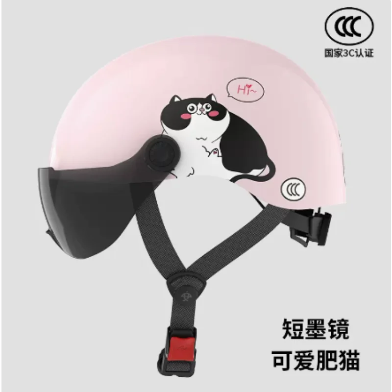 

Summer 3C Certified Children Kid Helmet Motorcycle Half Helmet Girl Pedal Motocross Motorbike All-season Universal Safety Helm