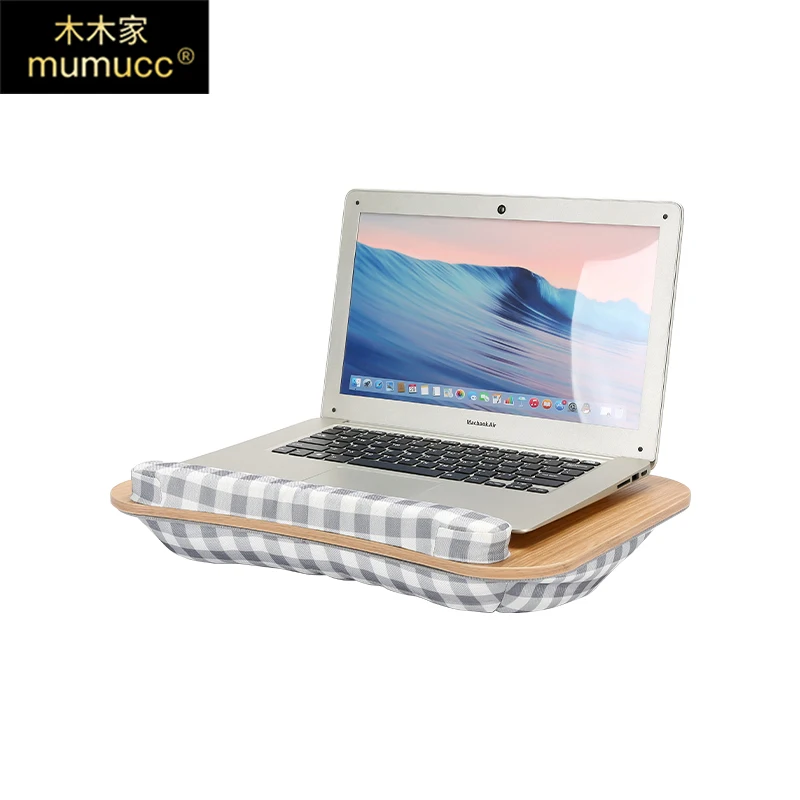 

Simple Portable Laptop Desk Versatile Ergonomic Soft Cushion Lap Table Stable Non-slip Suitable for Bedroom Bed Sofa Library