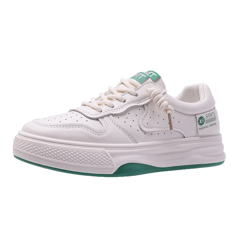 

White Platform Sneakers for Women 2023 Spring Autumn New Designer Sports Board Shoes Female Fashion Casual Zapatos De Mujer