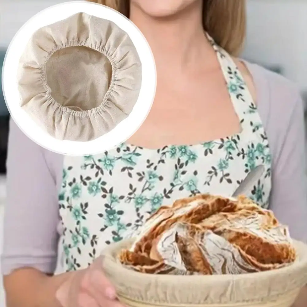 Cloth Lid Cover for 6-8 Inch Jars Bread Basket Liner Cloth Lids Banneton Proofing Kitchen Fermentation Brewing Essentials