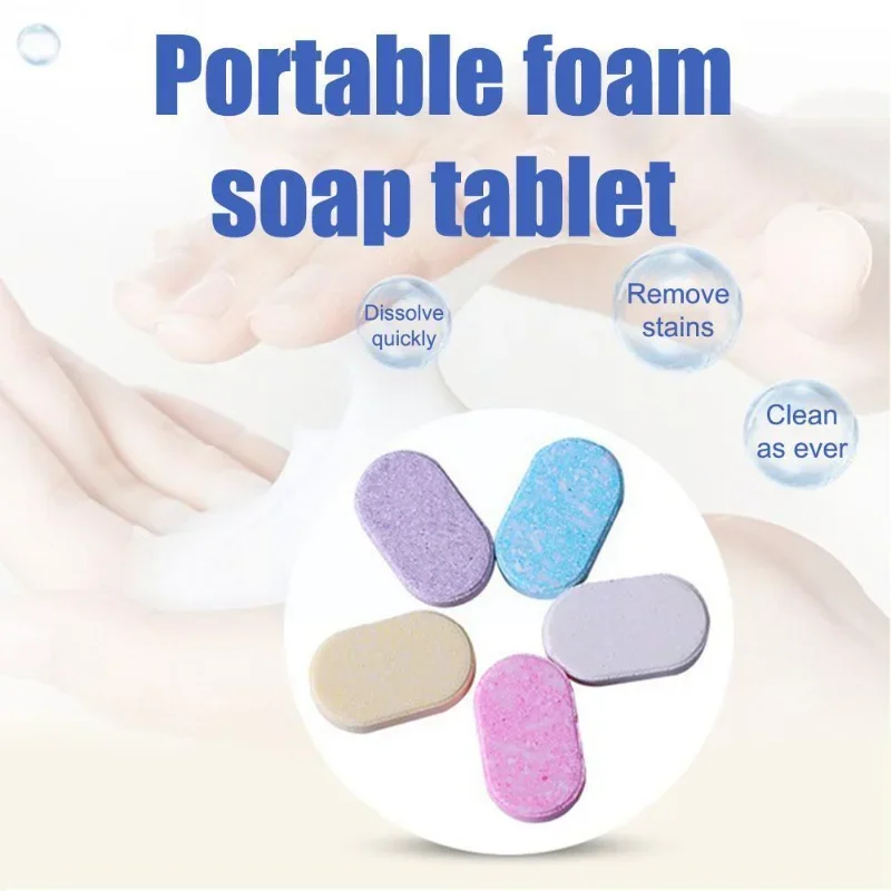 Refills Automatic Soap Dispenser Foam Tablet Foaming Hand Soap Dispenser Jasmine Rose Lemon Aloe and Ocean Body Cleanser 5Pc/Lot hand soap facial cleansing soap flower soap