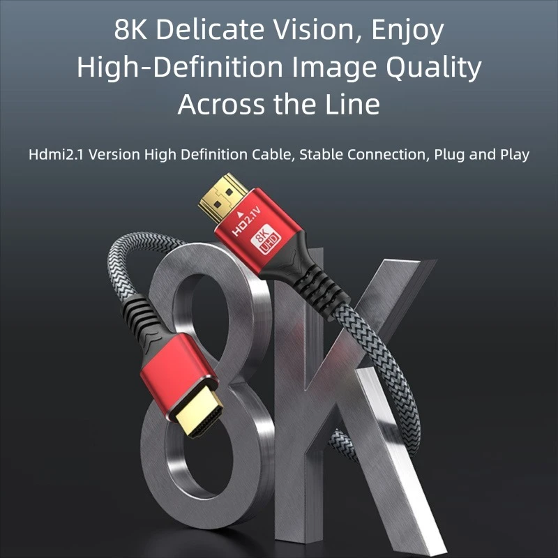 Ultra High-Speed 8K HDMI Cable for Seamless Audio and Video Experience