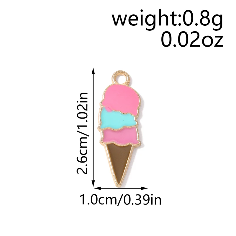 Duarte 10 Stück/Set Niedliche Lebensmittel-Anhänger aus Harz, Durian-Charms für Schmuckherstellung, Ohrringe, Halsketten, DIY-Bastelzubehör – Detail 3