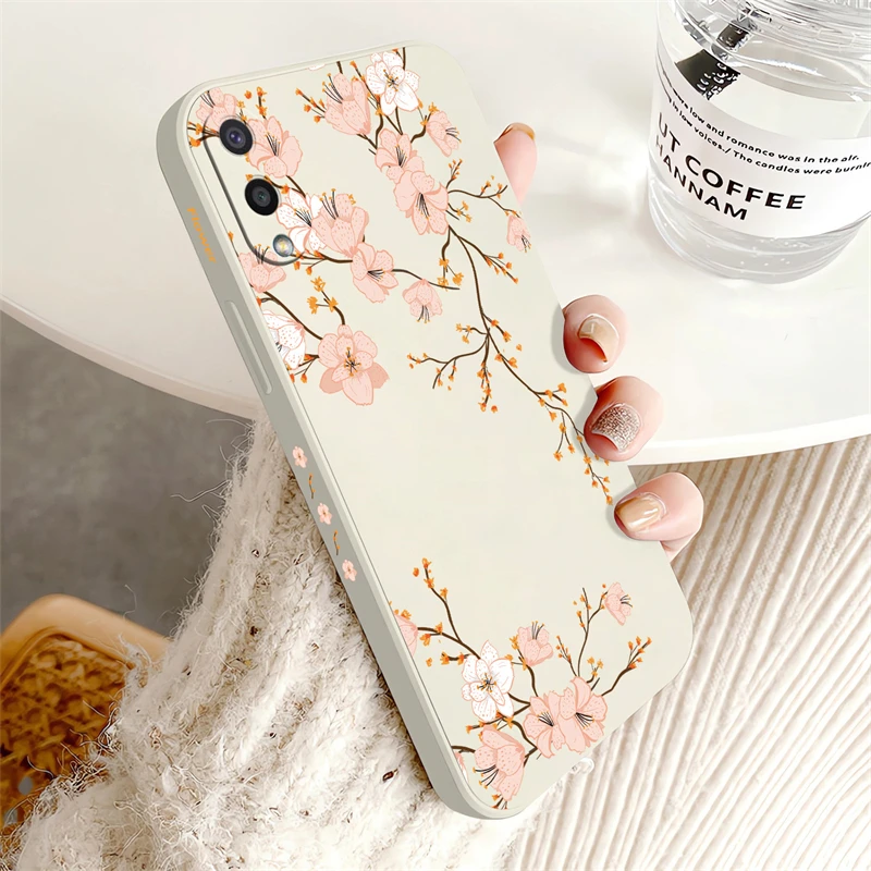 Elegant Floral Soft Shockproof Phone Case Cover