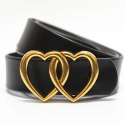 Luxury Designer GG Belt Automatic Buckle Men High Quality Women Genuine Real Leather Dress Strap Double G Belt for Jeans