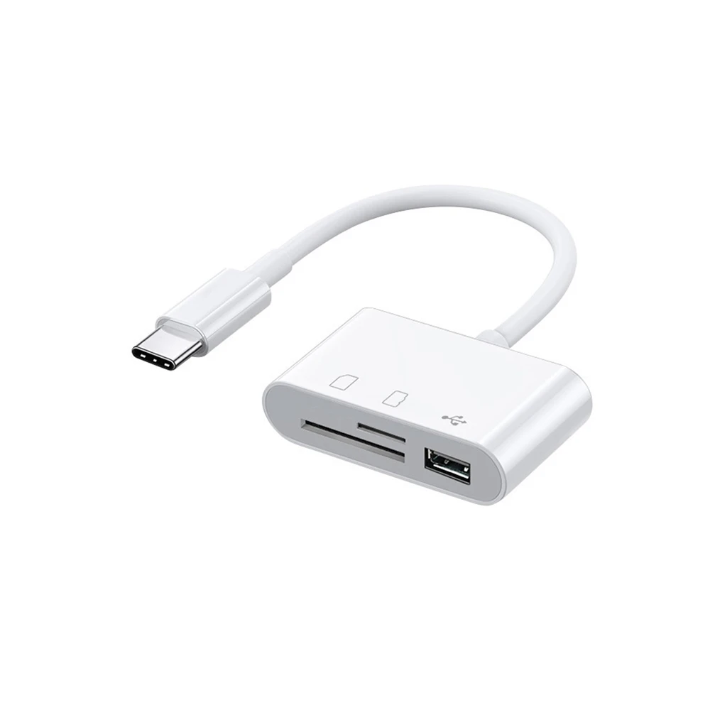 ตัวเลือกสินค้า อะแดปเตอร์ USB-C OTG Universal 3-in-1 สำหรับ Xiaomi Oneplus iPhone OPPO POCO