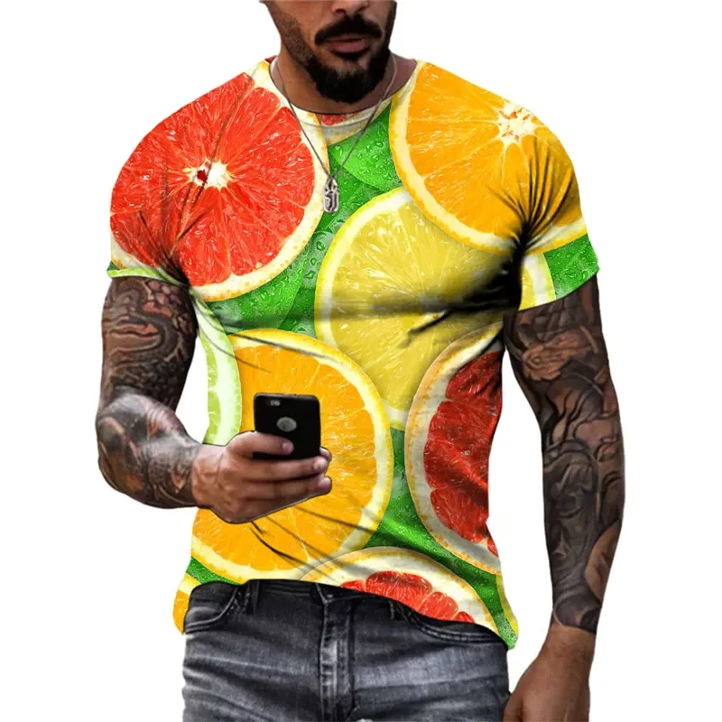 

3D Printed Stylish Casual Men's T-shirt