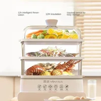 Home Three-storey Multifunctional Breakfast Machine Steamer Electric Steam Pot Cooking Steaming Food Dumplings Household Pan 1