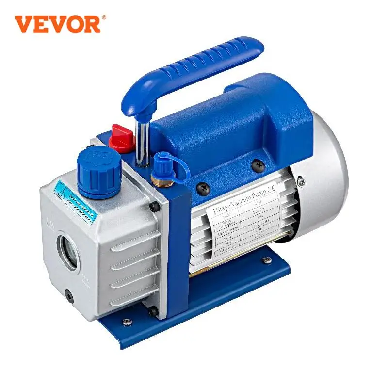 VEVOR25CFMRefrigerantVacuumPump1Stage14HPHVACVacuumPumpfor