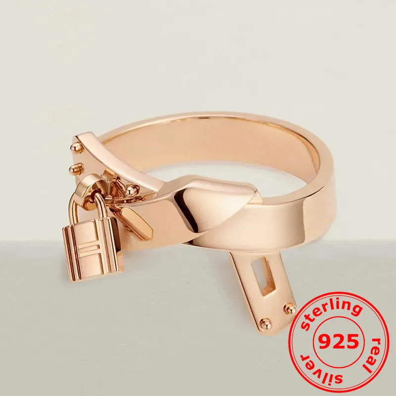 

HER 925 Sterling Silver Women's Ring Versatile Fashion Design Jewelry New Series Hot Sale