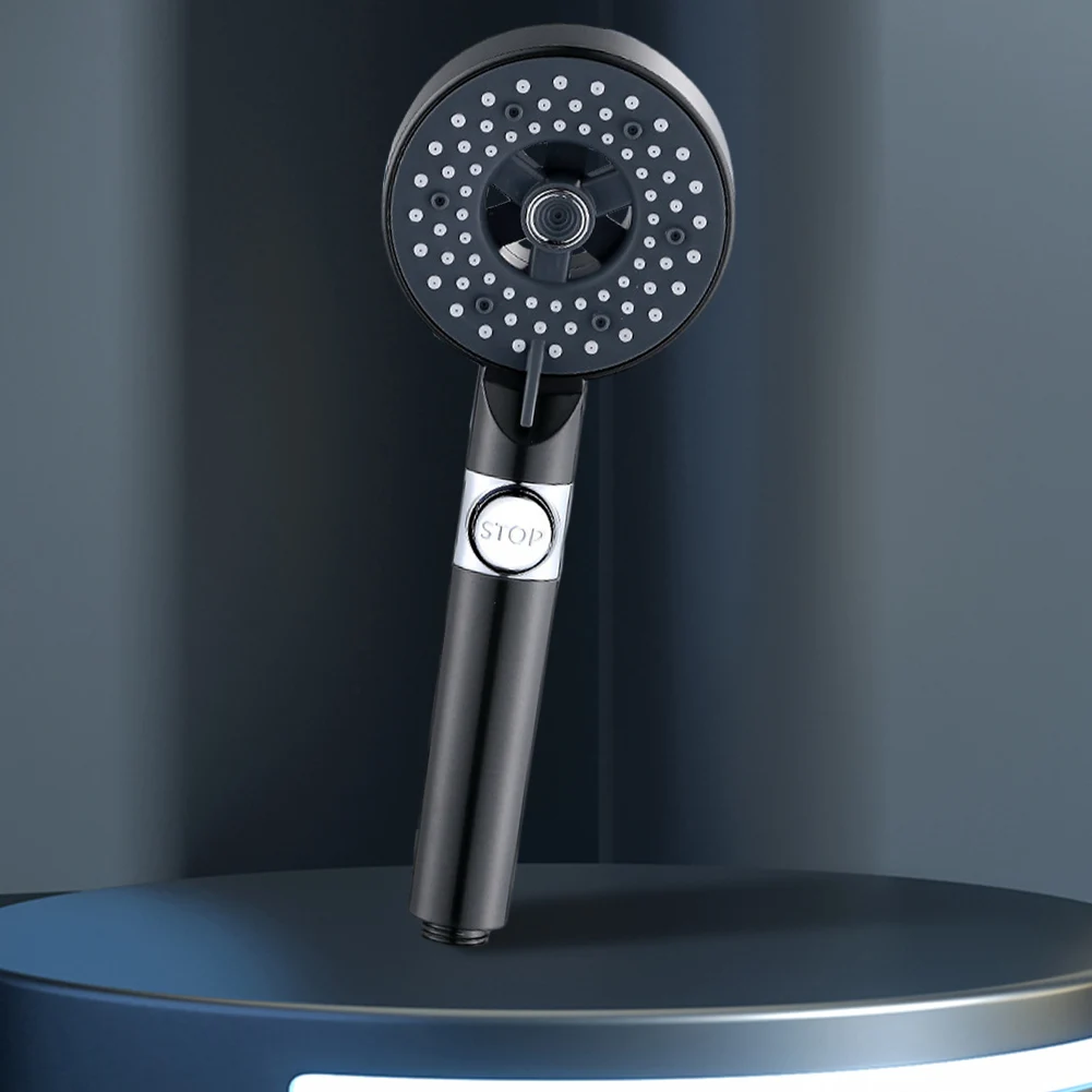 5 Modes High Pressure Showerhead SPA Shower Head One-Key Stop Portable Shower Head Water Massage Eco Shower Bathroom Accessories 4