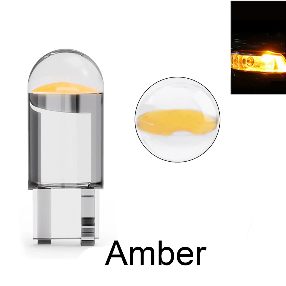 ตัวเลือกสินค้า หลอดไฟ LED รถยนต์ COB T10 สีขาว น้ำเงิน แดง สำหรับไฟส่องป้ายทะเบียน