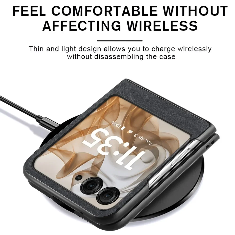 Premium Retro PU Leather Shockproof Protective Cover – Solid Color Skin Feel