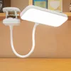360° Flexible Study Table Lamp with Clip USB Dimmable Night Desk Lamp Bedside Night Light for Bedroom Study Reading Office Work 1