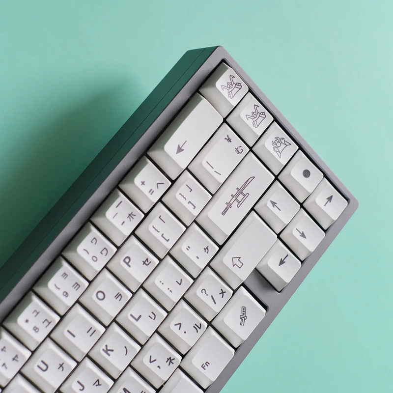 Pbt Dye-subbed Keycaps para Teclado Mecânico Interruptor mx Perfil Cereja Gmk Honor Key Caps 1.75u 2u Shift Set - Imagem 3