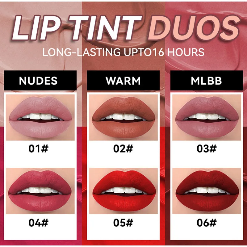 Matte Mist Liquid Lipstick Non-Stick Cup Velvet Lip Gloss Non-Fading Lip Glaze Long Lasting Nude Waterproof Red Lip Tint