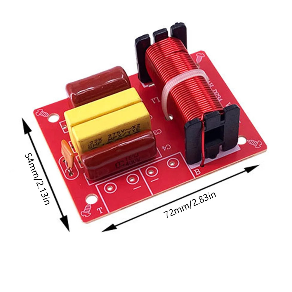 80W Speaker Frequency Divider Board DIY Module 2 Way Treble Bass Hi-Fi Audio Crossover Filter Frequency Distributor hifi speaker