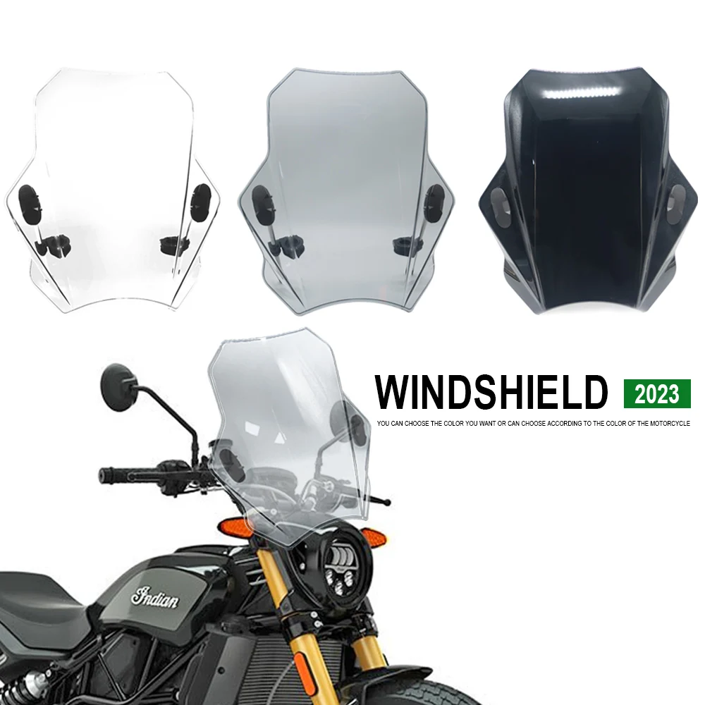 Per Indian Ftr 1200 S Ftr1200 Carbon / Rally Chief Vintage Scout Parabrezza Universale Per Moto Parabrezza